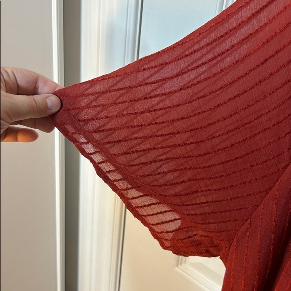 Bloomchic red tiered whimsygoth dress size 18 to 20 NWT - Picture 4 of 6